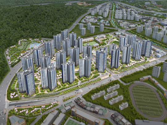 '북수원이목지구 디에트르 더 리체Ⅱ' 조감도. [대방건설 제공]